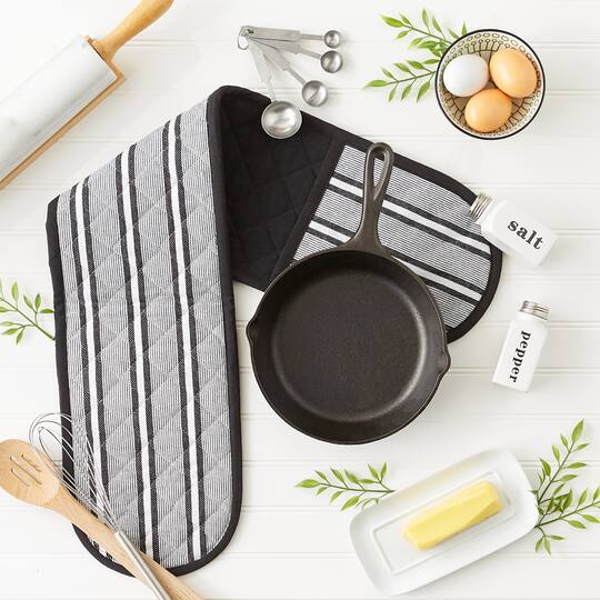 DII® Chef Stripe Double Oven Mitt